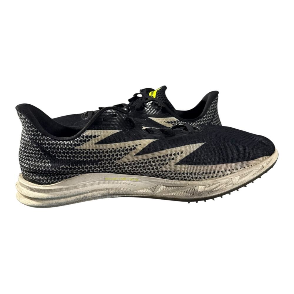 Hoka One Men’s Crescendo MD Black Running Track Sneakers 1134520 BWHT Size 12 W - Picture 9 of 10